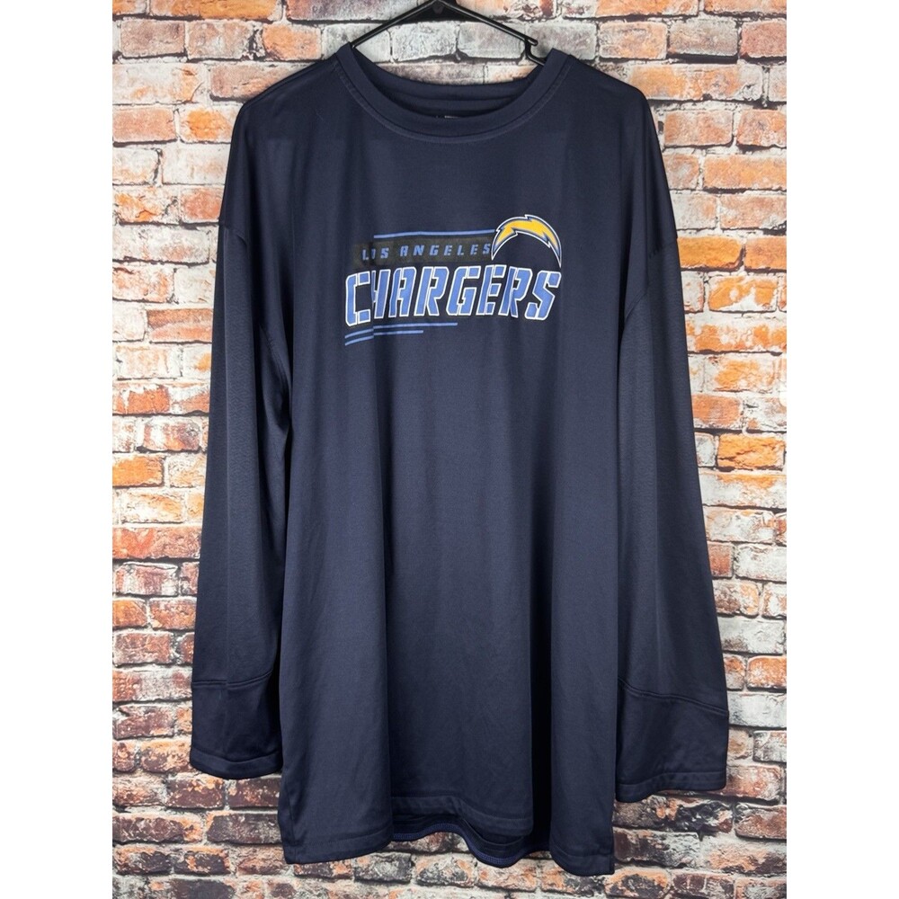 Los Angeles Chargers 2XL Pullover TX3 Cool Long Sleeve Polyester Shirt NFL